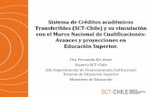 Sistema de Créditos académicos Transferibles (SCT …...Sistema de Créditos académicos Transferibles (SCT-Chile) y su vinculación con el Marco Nacional de Cualificaciones: Avances