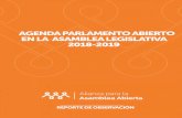 AGENDA PARLAMENTO ABIERTO EN LA ASAMBLEA … compartidos/Reporte AAA... · 2019-05-13 · Presentación Este documento contiene la memoria de las acciones realizadas por la Alianza