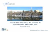 Solicitud de renovación del permiso de explotación de SMG ...sne.es/images/stories/recursos/actividades/tecnica/2017/07_Solicitu… · Condensador de vapor de sellos Condensador