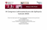 IX Congreso Lanoamericano de Epilepsia Cancún 2016epilepsiahoy.com/Congresos/2016/04-Estigma_y_discriminacion.pdf · No hemos cambiado los conceptos sociales de las personas con