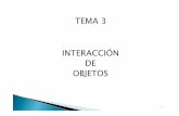 INTERACCIÓN DE OBJETOS - UNEDhorarioscentros.uned.es/archivos_publicos/qdocente_planes/381325/… · relaciones en un momento dado de la ejecución de la aplicación. Vista dinámica