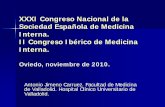 XXXI Congreso Nacional de la Sociedad Española de Medicina … · 2015-11-10 · XXXI Congreso Nacional de la Sociedad Española de Medicina Interna. II Congreso Ibérico de Medicina