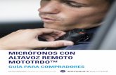 Micrófonos Con Altavoz Remoto MOTOTRBO (ESP)...MICRÓFONOS CON ALTAVOZ REMOTO Los micrófonos con altavoz remoto (RSM, por sus siglas en inglés) de Motorola Solutions son ideales