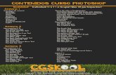 Curso de Photoshop - cgskool.com · ejercicios de edición fotográfico (HD 1080) con tema libre a elección, Desarrollar Dos-(2) ejercicio de Animación simple (1 seg en HD 720)