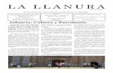 Infancia, Cultura y Patrimonio - La Llanuralallanura.es/llanura/La-Llanura-120.pdf · 2019-05-25 · debemos insistir nuevamente ante esa ... para cantar el inicio de la primavera.