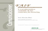 Comunicaciones - AECA | Asociación Española de ... · cobrar procedentes de su actividad comercial. Desde un punto de vista contable, la problemática más significativa de este