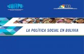 LA POLÍTICA SOCIAL EN BOLIVIA - Unidad de Análisis de Políticas ... · 2. Infl uencia de los principales componentes demográfi cos en el cambio de la estructura de la población