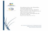 Evaluación de Diseño del programa presupuestario E062 Ejecución de …evaluacion.puebla.gob.mx/pdf/e062_d2016.pdf · 2016-08-07 · Evaluación de Diseño de Programas Presupuestarios