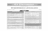 Cuadernillo de Normas Legales - Gaceta Jurídica · “Proyecto Regulación de las Aguas del Río Chonta mediante la Presa Chonta” 451354 DEFENSA R.S. N° 475-2011-DE/.- Autorizan