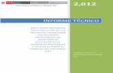 INFORME TÉCNICO - Ministerio de Educación del Perú · MINISTERIO DE EDUCACIÓN 2,012 INFORME TÉCNICO . ... “Decenio de las Personas con Discapacidad en el Perú 2007 – 2016”