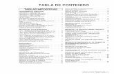 TABLA DE CONTENIDOlegislacion.dentrode.com.ar/superate/2001/09/tablas/tbl... · 2011-05-05 · TABLA DE CONTENIDO TABLAS IMPOSITIVAS PROCEDIMIENTO TRIBUTARIO Leyes Nros. 11.683 y