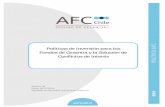 Políticas de Inversión para los Fondos de ... - AFC Chile · Este documento de política ha sido elaborado por el Directorio de la Sociedad Administradora de Fondos de Cesantía