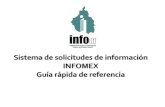 Sistema de solicitudes de información INFOMEX …³n_infomex.pdfPara realizar la ampliación de plazo de una solicitud de información pública, hay que considerar que la información