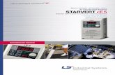 de LS Industrial Systems STARVERT · Capacidad máxima del motor (kW) (001 : 0.1kW ~ 004 : 0.4kW) Serie del variador LS Starvert Nombre de la serie del variador LS Modelo del variador