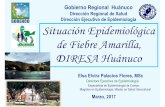Dirección Regional de Salud Situación Epidemiológica de Fiebre … · 2017-03-14 · Situación Epidemiológica de Fiebre Amarilla, DIRESA Huánuco Marzo, 2017 Gobierno Regional