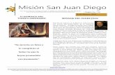 Misión San Juan Diego · 2020-03-06 · de las Bodas de Misión San Juan Diego, el 13 de Julio, a las 12:00 p.m. Las parejas interesadas deben de llamar a la oicina para hacer una