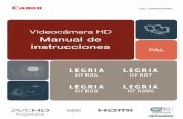 Videocámara HD Manual de instrucciones · 2019-06-13 · 4 Acerca de este manual y de la videocámara Gracias por haber adquirido la videocámara LEGRIA HF R88 / LEGRIA HF R87