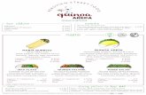 CEVICHE - Kona Kai · 2019-07-09 · CEVICHE £ 9.50 QUINOA AREPA Homemade organic quinoa & maca cornbread filled with avocado, plantains, kale, spinach, quinoa grains, red onion