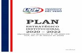INSTITUCIONAL 2020 2022ucp.edu.pe/wp-content/uploads/2017/07/Plan-Estratégico... · 2020-02-26 · 5 El Plan Estratégico Institucional 2020 - 2022 de la Universidad Científica