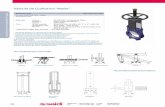 Válvula de Guillotina “Wafer” - SAIDI · 1 ASTM A351 CF8M, bajo demanda 2 316, bajo demanda • Válvula de guillotina uni-direccional con diseño “Wafer” • Cuerpo de fundición