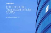 Informe de Transparencia 2015 - KPMG · 2015 KPMG Auditores S.L., sociedad española de responsabilidad limitada y firma miembro de la red KPMG de firmas independientes afiliadas