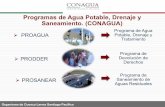 Programas de Agua Potable, Drenaje y Saneamiento. (CONAGUA) · 2018-11-27 · Organismo de Cuenca Lerma Santiago Pacífico Objetivo general del PROAGUA Reglas de Operación PROAGUA