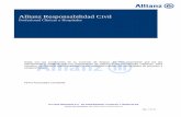 Allianz Responsabilidad Civil...ALLIANZ SEGUROS S.A. RC PROFESIONAL CLINICAS Y HOSPITALES Versión del Clausulado: 10/11/2016-1301-P-06-RCCH100 V3 Pág. 3 de 34 consignado en el capítulo