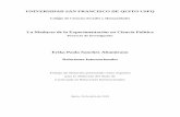 La Madures de la Experimentación en Ciencia Políticarepositorio.usfq.edu.ec/bitstream/23000/8389/1/143212.pdf · de Francis Bacon teniendo a la experimentación como una metodología