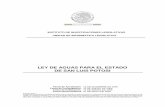INSTITUTO DE INVESTIGACIONES LEGISLATIVAS UNIDAD DE …aneas.com.mx/wp-content/uploads/2017/02/Ley-de-Aguas-San... · 2017-02-23 · honorable congreso del estado de san luis potosi