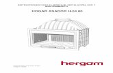 HOGAR ASADOR H-04 80€¦ · El HOGAR ASADOR H-04/80 tiene como características principales: • Hogar de gran capacidad destinado principalmente a su utilización como asador. •