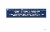 PROTOCOLO HOMOLOGADO PARA LA BÚSQUEDA DE PERSONAS … · 2019-10-28 · A.40 COMPARECENCIA DE RATIFICACIÓN DE INFORME POLICIAL ... de la República, las Procuradurías Generales