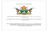 REPÚBLICA DO ZIMBABWE · 2019-10-03 · repÚblica do zimbabwe relatÓrio conjunto (integra os 11º, 12º, 13º, 14º e 15º relatórios) ao abrigo da carta africana dos direitos