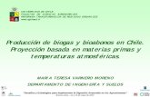 Producción de biogasy bioabonos en Chile. Proyección basada en … · 2011-10-25 · “Desafíos y Estrategias para Implementar la Digestión Anaerobia en los Agrosistemas” Buenos