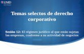 Temas selectos de derecho corporativo - UNID...Briseño Sierra nos dice que: “el arbitraje es un proceso jurídico tramitado, desarrollado y resuelto por los particulares, por medio