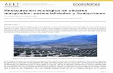 Restauración ecológica de olivares marginales ...rua.ua.es/dspace/bitstream/10045/7929/1/ECO_14(2)_13.pdfRestauración ecológica de olivares marginales: potencialidades y limitaciones