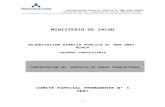 MINISTERIO DE SALUD · Web view(R.D. N 001-2007-EF/77.15) ADJUDICACION DIRECTA PÚBLICA Nº 009-2007/MINSA “CONTRATACION DEL SERVICIO DE RADIO TRONCALIZADO” Lima, Señores MINISTERIO