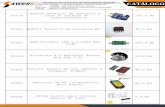 Catálogo: Modulos de Radiofrecuencia - SAWERS...Catálogo : Modulos de Radiofrecuencia 00562 HT12D Circuito integrado decodificador 6.0 Bs 01283 LV002 Sensor de Presencia (Radar Microondas