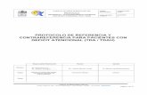 PROTOCOLO DE REFERENCIA Y CONTRAREFERENCIA PARA PACIENTES CON DEFICIT ATENCIONAL (TDA ... · 2015-08-13 · CON DEFICIT ATENCIONAL (TDA / TDAH) FECHA REVISIÓN: 31/12/2013 N° VERSIÓN: