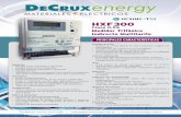 TRIFASICO INDIRECTO HXF300 - Decrux Energydecruxenergy.com.ar/wp-content/uploads/2017/02/PRODUCTOS... · 2017-02-14 · • Energía activa importada y exportada. • Energía reactiva
