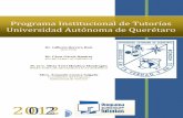 Programa Institucional de Tutorías Universidad Autónoma de ... (aprobado).pdf · emanados de los acuerdos logrados por los países asistentes a “la conferencia mundial “Educación
