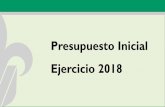 Presupuesto Inicial Ejercicio 2018 - Universidad …colaboracion.uv.mx/informacionpublica/presupuestos/Otros...convocatoria, los miembros de la Comisión de Presupuestos del H. Consejo