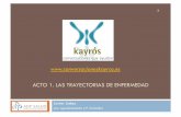 ACTO 1. LAS TRAYECTORIAS DE ENFERMEDADadpsalud.es/conversacioneskayros/wp-content/uploads/2014/... · 2016-07-20 · LAS TRAYECTORIAS DE ENFERMEDAD Javier Júdez (con agradecimiento