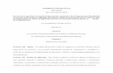 ASAMBLEA LEGISLATIVA LEY No · ASAMBLEA LEGISLATIVA LEY No.23 (De 15 de julio de 1997) Por la cual se aprueba el Acuerdo de Marrakech, constitutivo de la Organización Mundial del