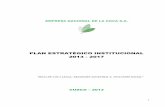 PLAN ESTRATÉGICO INSTITUCIONAL 2013 - 2017 · plantas medicinales y sus derivados. Mediante disposición complementaria final No. 73 de la Ley No. 29951: Ley del Presupuesto del