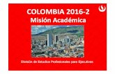 2016-2 Viaje de Ingenieria EPE a Colombia - Presentacion · Colombia,Costeña,Miller,Grolsch,Peroni,Pilsen. MIÉRCOLES14DICIEMBRE • Visita a la Asociación Colombiana de Ingenieros