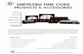 SMPTE/EBU TIME CODE - ESE Web · 142 sierra st., el segundo, ca 90245 (310)322-2136 fax (310)322-8127  smpte/ebu time code products & accessories readers inserters …
