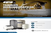 TANQUES HIDRONEUMTICOS DE DIAFRAGMA · proporciona un doble sello de agua / aire que garantiza ... TANQUES EN FIBRA DE VIDRIO Y VERTICALES TANQUES EN LÍNEA Y HORIZONTALES. 2 TANQUE