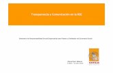 Transparencia y Comunicación en la RSEfundaciongeneraluclm.es/wp-content/uploads/2018/05/5...2018/05/05  · Nuestros valores Servicio integral Experiencia Tecnolog ía Asesoramiento