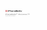 Guía del usuariodownload.parallels.com/pmobile/v4/docs/Parallels%C... · Puede iniciar sesión usando una cuenta Parallels existente, registrarse para crear una cuenta nueva si no