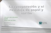 La recuperación y el reciclaje de papel y cartó cartón ón n€¦ · El PAPEL es un recurso natural y renovable El PAPEL: siempre presente en nuestro día a día El PAPEL usado